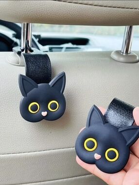 Cat Car Headrest Purse Hooks